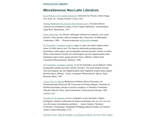 Neo-Latin screenshot