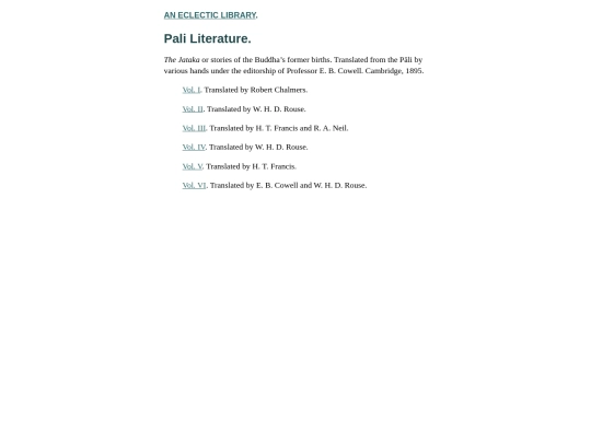 Pali-Literature screenshot