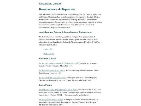 Renaissance-Antiquaries screenshot