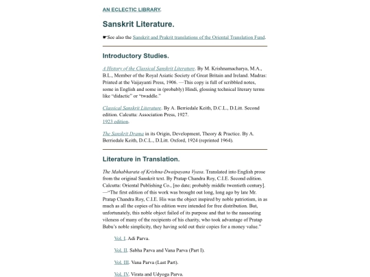 Sanskrit-Literature screenshot