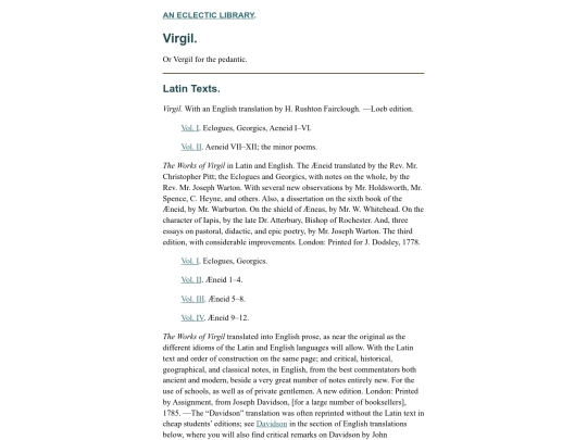 Virgil screenshot