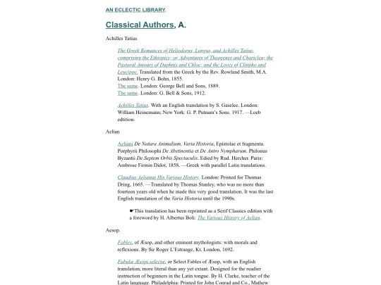 classical-a screenshot