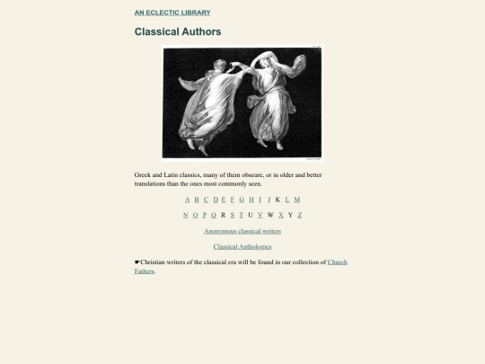 classical-authors screenshot