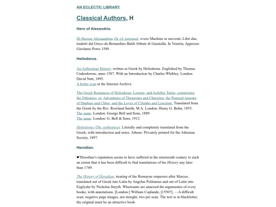 classical-h screenshot