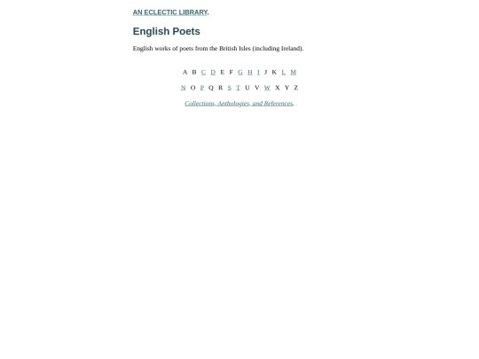 english-poets screenshot