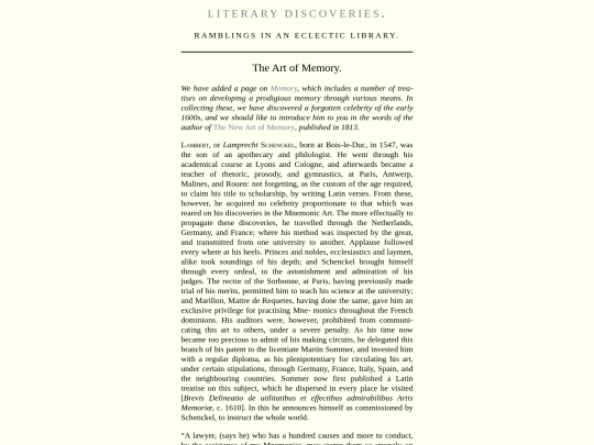 literary-discoveries/2021/04/2021-06-03-The-Art-of-Memory screenshot