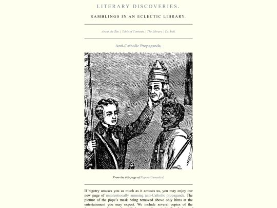 literary-discoveries screenshot