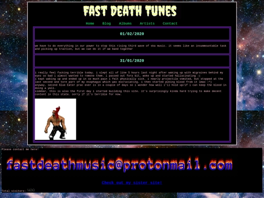 blog screenshot