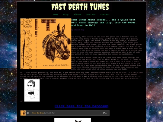 songsabouthorses screenshot
