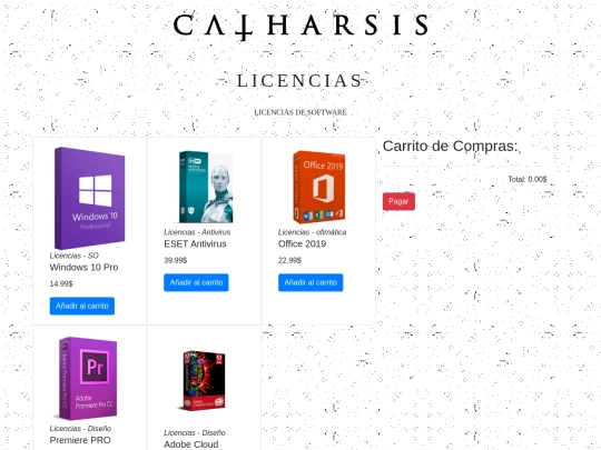 CatharsisSoliloquy/html/licencias screenshot