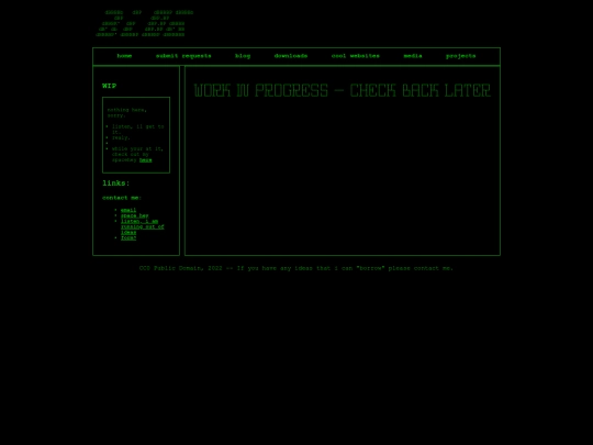 blog screenshot