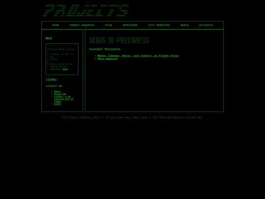 projects screenshot