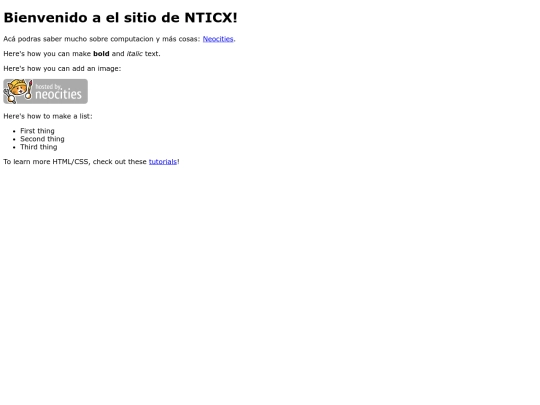 index screenshot