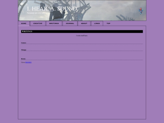 writings screenshot