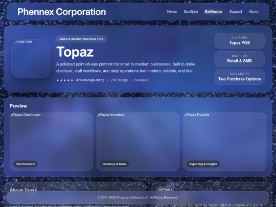 software center/topaz screenshot