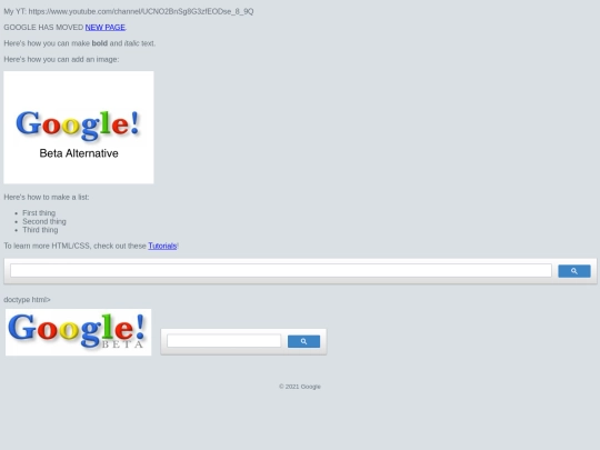 index screenshot