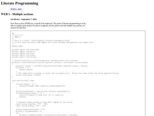 literate/literate_programming_1 screenshot