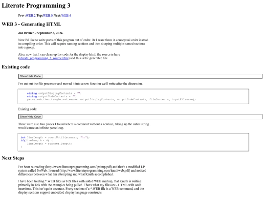 literate/literate_programming_3 screenshot