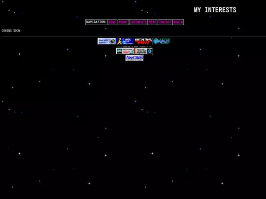 interests screenshot