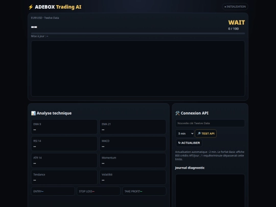 ADEBOX_Trading_AI_EURUSD_DIAGNOSTIC screenshot