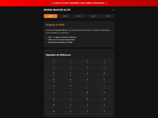 Morse screenshot