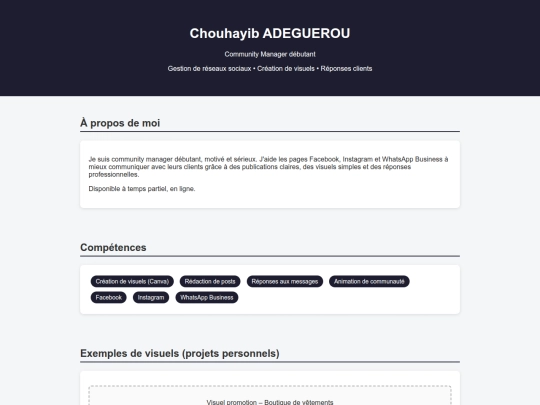 Myportfolio screenshot
