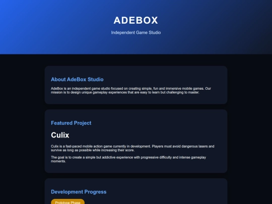 index screenshot