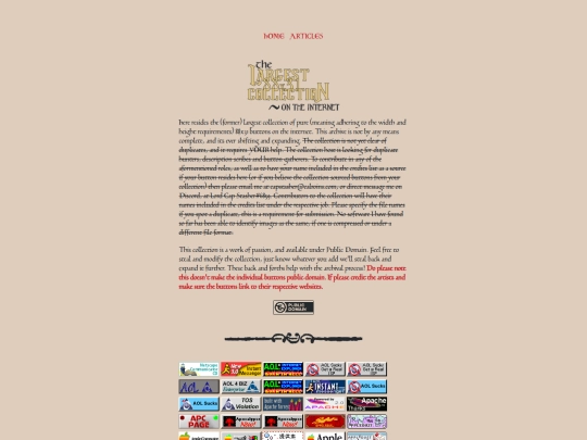 88x31collection-page2 screenshot