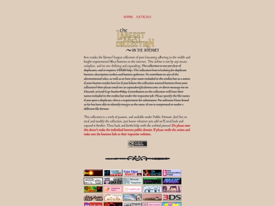88x31collection-page3 screenshot