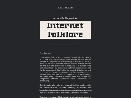 folklore-request screenshot