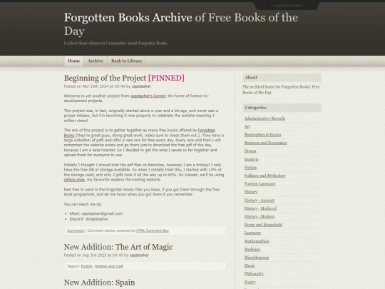 forgotten-books-archive screenshot