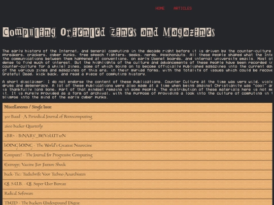 magazines screenshot