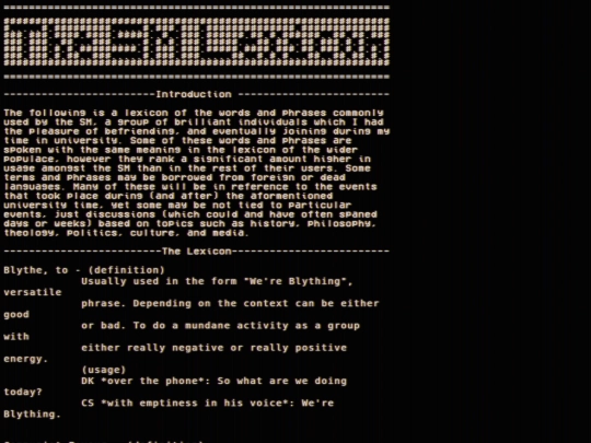 sm-lexicon screenshot