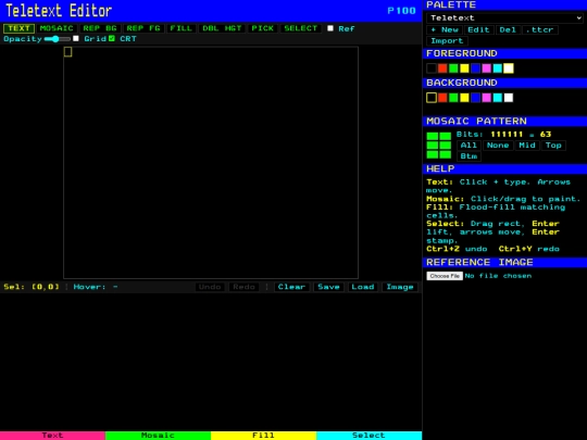 teletext-editor screenshot