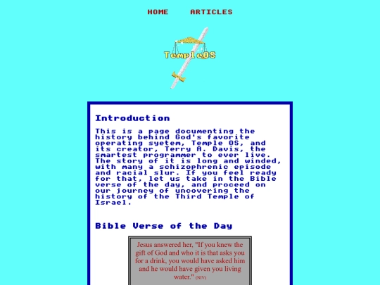 templeos screenshot