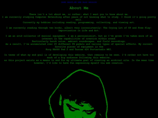 aboutme screenshot