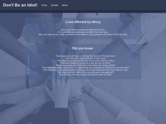 pages/about screenshot