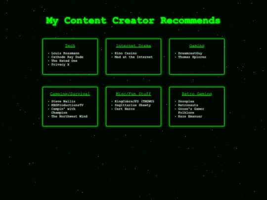 creators screenshot