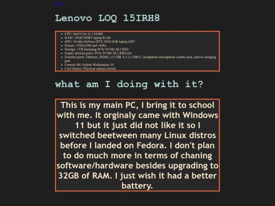 LOQ screenshot