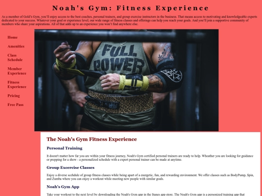 fitness-experience screenshot