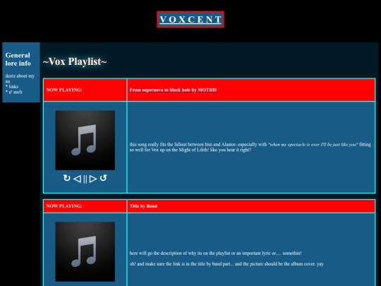 playlists/Voxcent/voxcent screenshot