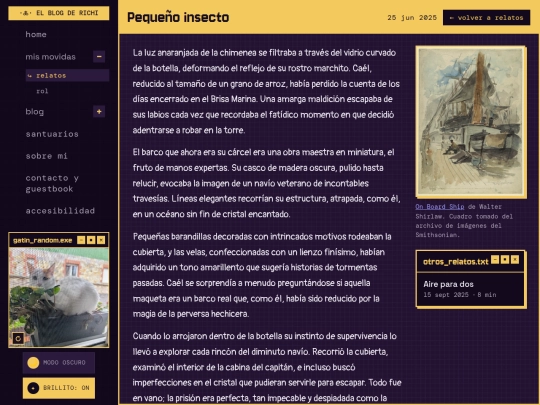 web/mis_movidas/relatos/pequenyo_insecto screenshot