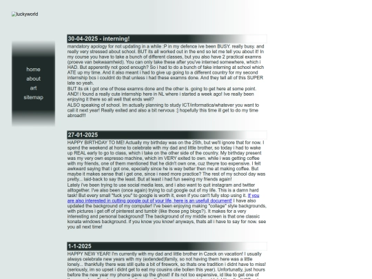 blog screenshot