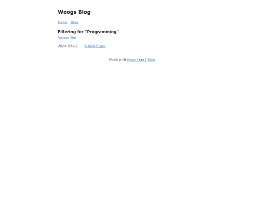 blog/programming screenshot