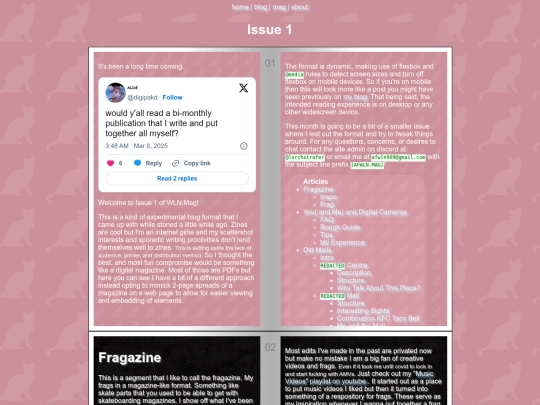 mag/issue1 screenshot