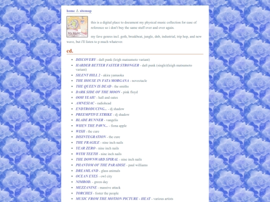 collections/music screenshot