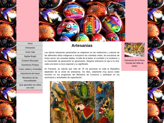 Artesanias/Pagina_1 screenshot