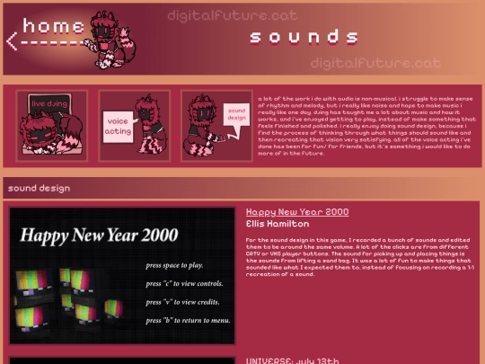 sounds screenshot