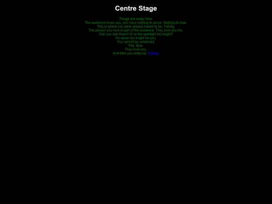 centre screenshot
