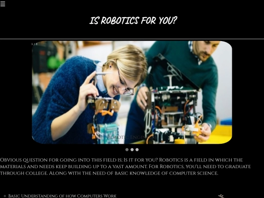 Robotics2 screenshot